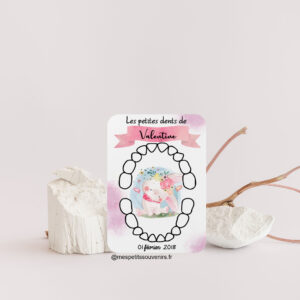 Carte dents de lait Lapin