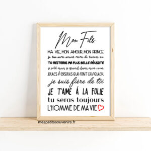 Affiche Mon Fils