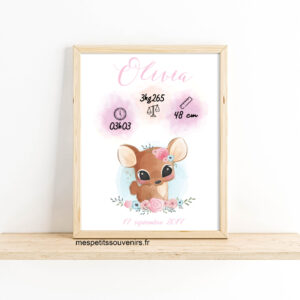 Affiche Biche