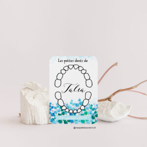 Carte dents de lait Botanique