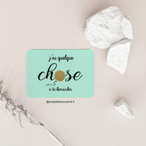 Carte à gratter J'ai quelque chose à te demander PARRAIN