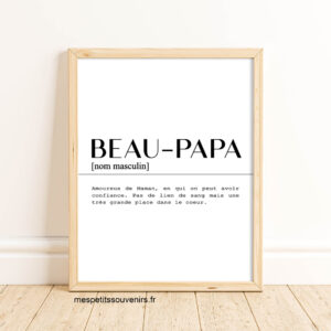 Affiche A3 Beau-Papa Définition