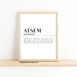 Affiche ATSEM Définition