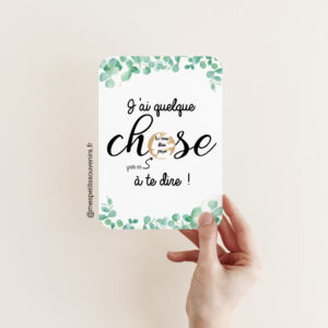 Carte à gratter tu vas être papi Eucalyptus