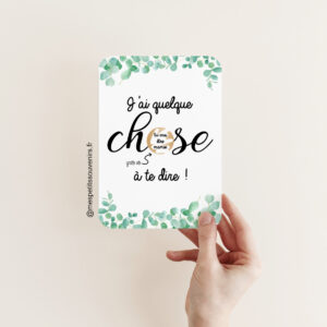 Carte à gratter tu vas être mamie Eucalyptus