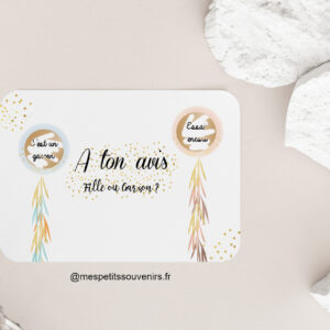 Carte à gratter C'est un Garçon !