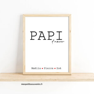 Affiche PAPI d'amour