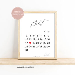 Calendrier Numérique