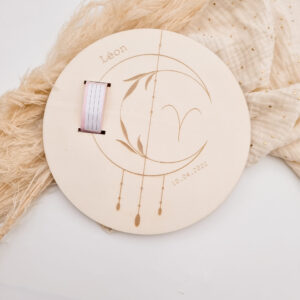 Plaque support bracelet de naissance Astrologique