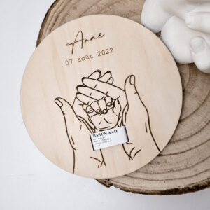 Support bracelet de naissance