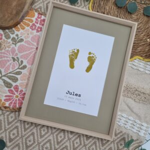 Affiche A4 Empreintes bébé